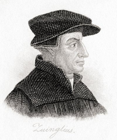 Huldrych Zwingli or Ulrich Zwingli, 1484-1531 by Unknown